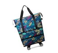Sac de voyage extensible avec double compartiments pour voyage, gym et activités de plein air, bleu, Beauté de masse