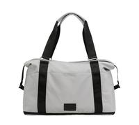 Sac de voyage extensible polyvalent Grande capacité Sac à bandoulière pliable Sac à main découvert Sports Gym pour femmes Voyage Zone de voyage Duffle, gris, Beauté de masse