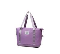 Sac De Voyage Extensible Roues Extensibles Et Amovibles, Travel Bag ImperméAble, RéSistant à l'usure, Sac Voyage Pliable Convient pour Les Voyages,Purple