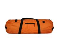 Sac de voyage extra large - Sac de voyage portable pliable avec fermeture éclair - Sac d'équipement de tente de voyage étanche avec double poignée - Sac de voyage robuste, Orange L, L, Voir