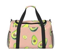 Sac de voyage fonctionnel avec impression de nombreuses images d'avocat - Grand espace - Sac de voyage pliable pour le week-end