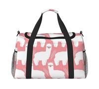 Sac de voyage fonctionnel avec imprimé lama alpaga - Grand espace - Sac de voyage pliable pour le week-end