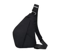 Sac de Voyage for Hommes, Sac à bandoulière Anti-effraction, Sac de Transport Quotidien, Sangle de sécurité antivol, Sacs de Poitrine de Rangement numérique(Black)