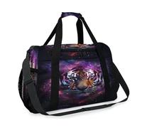 Sac de voyage Galaxy Tiger pour filles, garçons, femmes, hommes, w nd, sac à bandoulière, sac à main pour voyage, sport, gym