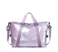 Sac de Voyage Grand Sac for Femme Sacs à Main Couleur Pure bandoulière Sport Yoga décontracté(Purple)
