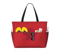 Sac de voyage grande capacité avec imprimé drapeau du Maroc pour femme, sac fourre-tout de plage, sac de sport, pour voyage, gym, vacances