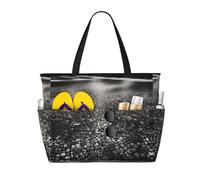 Sac de voyage grande capacité pour femme Motif mosaïque noir ombré