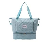 Sac de Voyage Grande capacité, Sac fourre-Tout for Le Sport, la Gym, Le Yoga, Le Week-End, la Nuit et l'organisation des Bagages(Lake Blue)