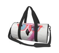 Sac de voyage Hello Glasses avec poche et sangle réglable - Grand sac de sport tendance pour homme et femme - Noir - Taille unique, Noir , Taille unique, Mode