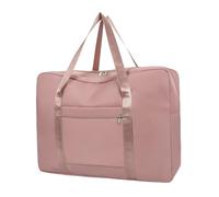 Sac de Voyage Homme Pliable Grande Capacité Sacs de Sport, Sac Polochon, Sac Weekend, Sac À Main pour Sport, Salle Gym, Voyages Week-End (Rose,L)