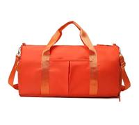 Sac de Voyage Homme Sac de Voyage Grande capacité avec séparation Humide et Sec for Les Voyages Loisirs, Le Fitness, la Natation, Yoga Sports transfrontaliers Grand Sac de Voyage(Orange)