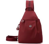 Sac De Voyage Imperméable À Double Sens, Sac À Main Léger Et Convertible, Antivol, Sac À Bandoulière Convertible(Red)