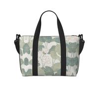 Sac de voyage imperméable avec imprimé de lys noirs pour la salle de sport