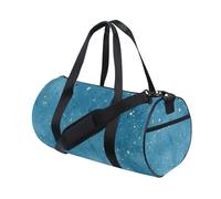 Sac de voyage imperméable bleu avec doré