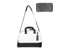 Sac de voyage imperméable | Sac à bandoulière réglable en PU double couche pour vêtements de golf pour randonnée, marche, équitation, voyage