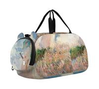 Sac de voyage imprimé Albert Bierstadt Yosemite - Sac de voyage pour filles - Sac de voyage pour enfants - Sac de sport pour garçons, Claude Monet parasol peinture femme, Classique