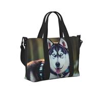 Sac de voyage imprimé chien Husky, sac de voyage à bandoulière pour voyage, gym, yoga