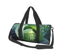 Sac de voyage imprimé chou lumineux avec poche et sangle réglable, grand sac de sport, sac de yoga tendance pour homme et femme, noir, taille unique, tendance, noir, taille unique, tendance, Noir ,