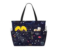 Sac de voyage intelligent avec imprimé carte constellation étoilée sac fourre-tout de poche d'été randonnée camping activités de plein air