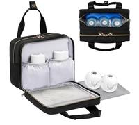 Sac de voyage isotherme pour lait maternel compatible avec les tire-lait Momcozy, Medela, Elvie et Willow, étui de transport portable avec un tapis imperméable pour les mamans qui travaillent