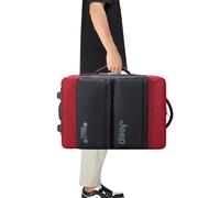 Delsey x Jeep Trolley à roulettes JS006B 37L 55 cm Rouge/Noir