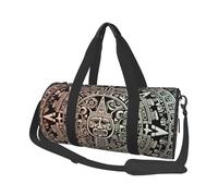 Sac de voyage léger à transporter pour le week-end, le kickboxing, le sport, la gym, le sac à dos d'hôpital, sac à dos pliable pour homme et femme, Calendrier maya fin du monde, Taille unique