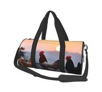 Sac de voyage léger à transporter pour le week-end, sac de nuit aquarelle de faucon assis dans l'arbre, sac de sport fourre-tout avec sangle réglable, sac d'hôpital, sac à bagages pliable pour homme