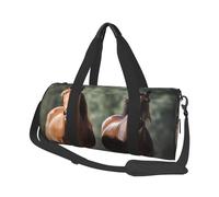 Sac de voyage léger à transporter pour le week-end, sac de nuit aquarelle de faucon assis dans l'arbre, sac de sport fourre-tout avec sangle réglable, sac d'hôpital, sac à bagages pliable pour homme