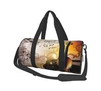 Sac de voyage léger à transporter pour le week-end, sac de nuit, beau sac à dos de sport, sac à dos de sport avec sangle réglable, sac d'hôpital, sac à bagages pliable pour homme et femme, Notes de