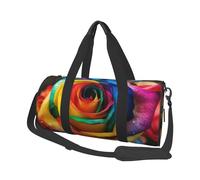 Sac de voyage léger à transporter pour le week-end, sac de nuit, beau sac à dos de sport, sac à dos de sport avec sangle réglable, sac d'hôpital, sac à bagages pliable pour homme et femme, Rose