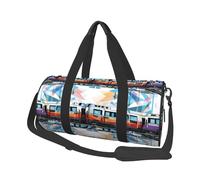 Sac de voyage léger à transporter pour le week-end, sac de nuit, caniches, chiens, sac à dos de sport avec sangle réglable, sac d'hôpital, sac à bagages pliable pour homme et femme, Monorail Train