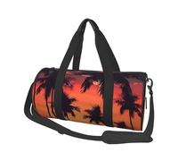 Sac de voyage léger à transporter pour le week-end, sac de nuit, coccinelles rouges sur fond bleu, sac à dos de sport, sac à dos de sport avec sangle réglable, sac d'hôpital, sac à bagages pliable