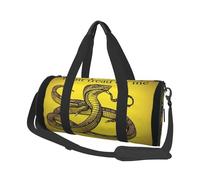 Sac de voyage léger à transporter pour le week-end, sac de nuit « Don't tread on me », sac à dos de sport fourre-tout de sport avec sangle réglable, sac d'hôpital, sac à bagages pliable pour homme et