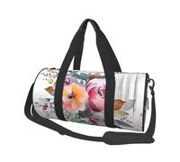 Sac de voyage léger à transporter pour le week-end, sac de nuit, grand sac de sport, sac à dos de sport avec sangle réglable, sac d'hôpital, sac à bagages pliable pour homme et femme, Bouquet d'angle