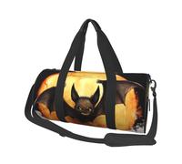 Sac de voyage léger à transporter pour le week-end, sac de nuit Hello Glasses Flamingo Sports Tote Sac à dos de gym avec sangle réglable Sac à dos d'hôpital pliable pour homme et femme, Chauve-souris