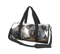 Sac de voyage léger à transporter pour le week-end, sac de nuit Hello Glasses Flamingo Sports Tote Sac à dos de gym avec sangle réglable Sac à dos d'hôpital pliable pour homme et femme, Koalas drôle