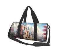 Sac de voyage léger à transporter pour le week-end, sac de nuit, océan, plage, moules, perles, sac à dos de sport, sac à dos avec sangle réglable, sac d'hôpital, sac à bagages pliable pour homme et