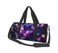 Sac de voyage léger à transporter pour le week-end, sac de nuit, sac à dos de sport à carreaux rouges et noirs, sac à dos de sport avec sangle réglable, sac d'hôpital, sac à bagages pliable pour homme