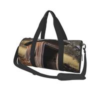 Sac de voyage léger à transporter pour le week-end, sac de nuit, sac à dos de sport avec sangle réglable, sac à dos pliable pour homme et femme, Old Ancient Refuges, Taille unique