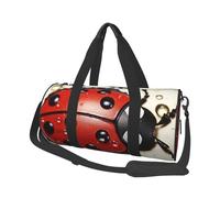 Sac de voyage léger à transporter pour le week-end, sac de nuit, sac à dos de sport avec sangle réglable, sac à dos pliable pour homme et femme, Belle coccinelle, Taille unique