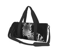 Sac de voyage léger à transporter pour le week-end, sac de nuit, sac à dos de sport, sac à dos de gym avec sangle réglable, sac d'hôpital, sac à bagages pliable pour homme et femme, zébré, Taille