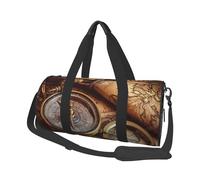 Sac de voyage léger à transporter pour le week-end, sac de nuit, sac à dos de sport, sac à dos de sport avec sangle réglable, sac d'hôpital, sac à bagages pliable pour homme et femme, Boussole et
