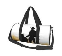 Sac de voyage léger à transporter pour le week-end, sac de nuit, sac à dos de sport, sac à dos de sport avec sangle réglable, sac d'hôpital, sac à bagages pliable pour homme et femme, Silhouette de