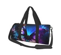 Sac de voyage léger à transporter pour le week-end, sac de nuit, sac à dos de sport, sac à dos de sport avec sangle réglable, sac d'hôpital, sac à bagages pliable pour homme et femme, Beau papillon