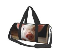 Sac de voyage léger à transporter pour le week-end, sac de nuit, sac de sport mignon souriant, sac à dos de gym avec sangle réglable, sac d'hôpital, sac à bagages pliable pour homme et femme, Joli