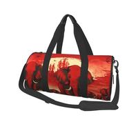 Sac de voyage léger à transporter pour le week-end, sac de nuit, tour Eiffel avec parapluie rouge, sac à dos de sport, sac à dos de sport avec sangle réglable, sac d'hôpital, sac à bagages pliable