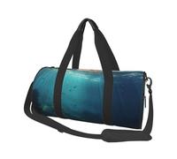 Sac de voyage léger à transporter pour le week-end, sac de nuit, tour Eiffel avec parapluie rouge, sac à dos de sport, sac à dos de sport avec sangle réglable, sac d'hôpital, sac à bagages pliable