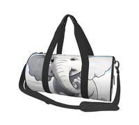 Sac de voyage léger à transporter pour le week-end, sac de nuit, tour Eiffel avec parapluie rouge, sac à dos de sport, sac à dos de sport avec sangle réglable, sac d'hôpital, sac à bagages pliable