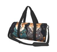 Sac de voyage léger à transporter pour le week-end, sac de nuit West Desert Cactus Sports Tote Sac à dos de gym avec sangle réglable Sac à dos d'hôpital pliable pour homme et femme, Porter des