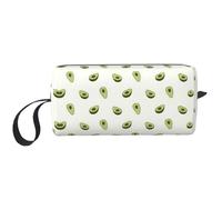 Sac de voyage léger avec imprimé avocat, trousse de maquillage rembourrée en mousse, pochette de rangement simple pour un emballage efficace